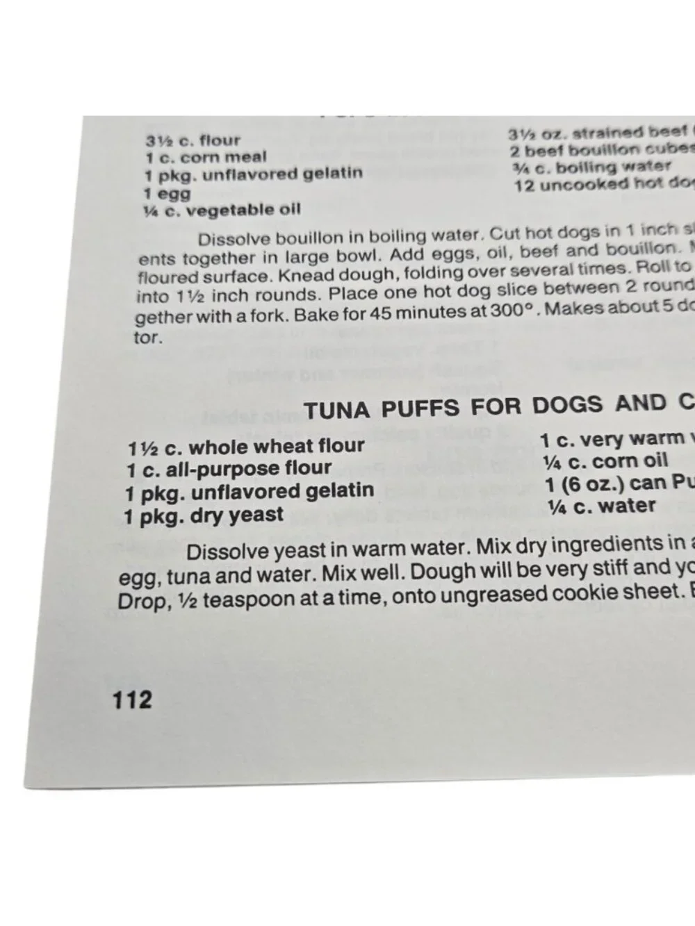 Wichita Kennel Club 1986 Cookbook Doggone Good Cookin Recipes For People & Dogs